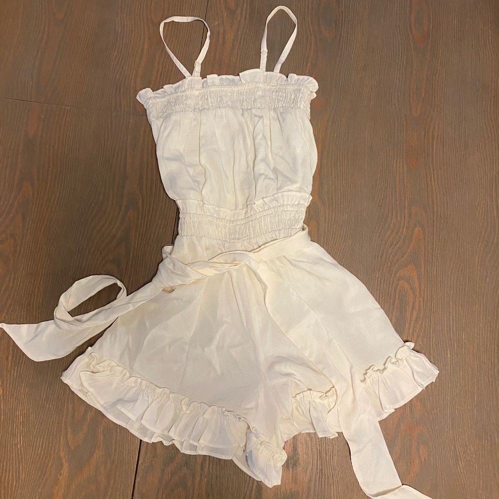 Cream Romper